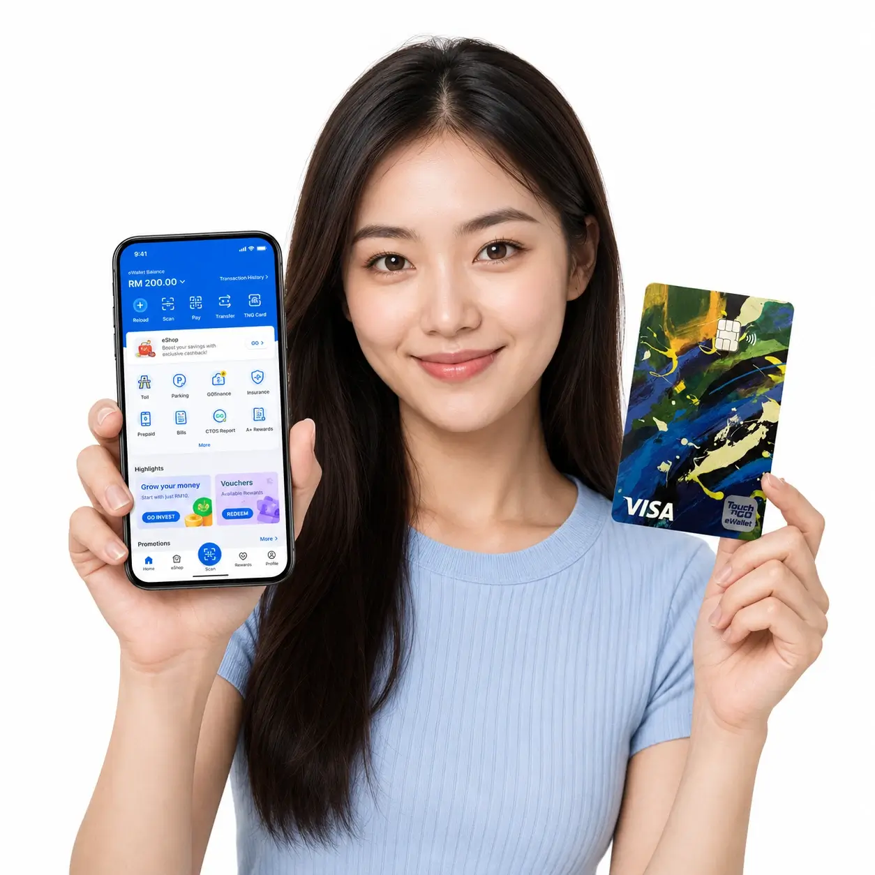 TNG ewallet Visa Card